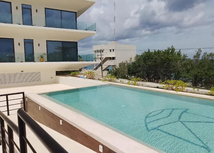 Apartment Modern In A Waterfront Building Cozumel